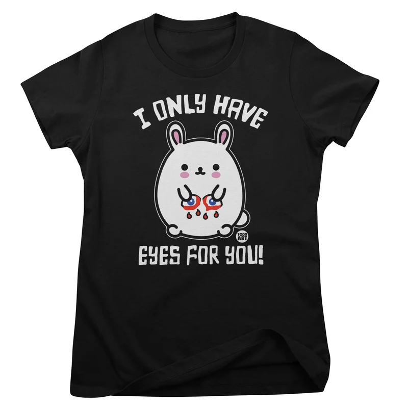 Bad Bunny - I Only Have Eyes For You - ToddArt Girly Tee