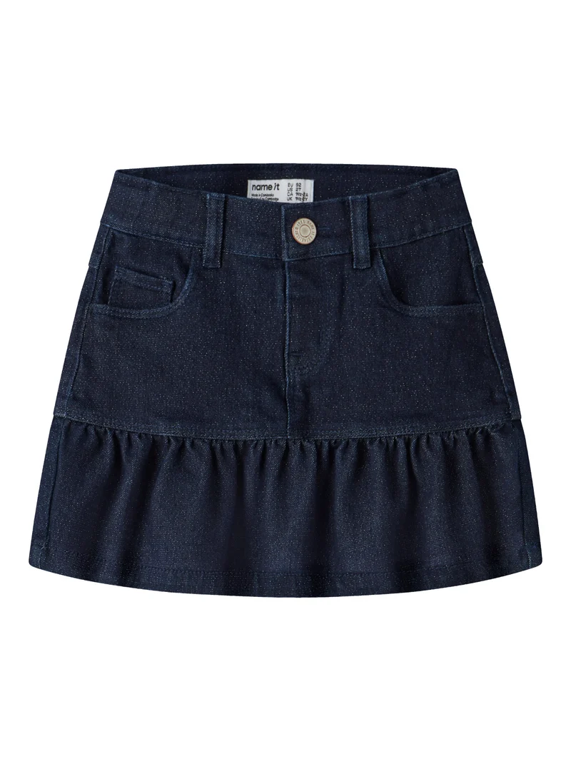 Liv Glitter Denimkjol
