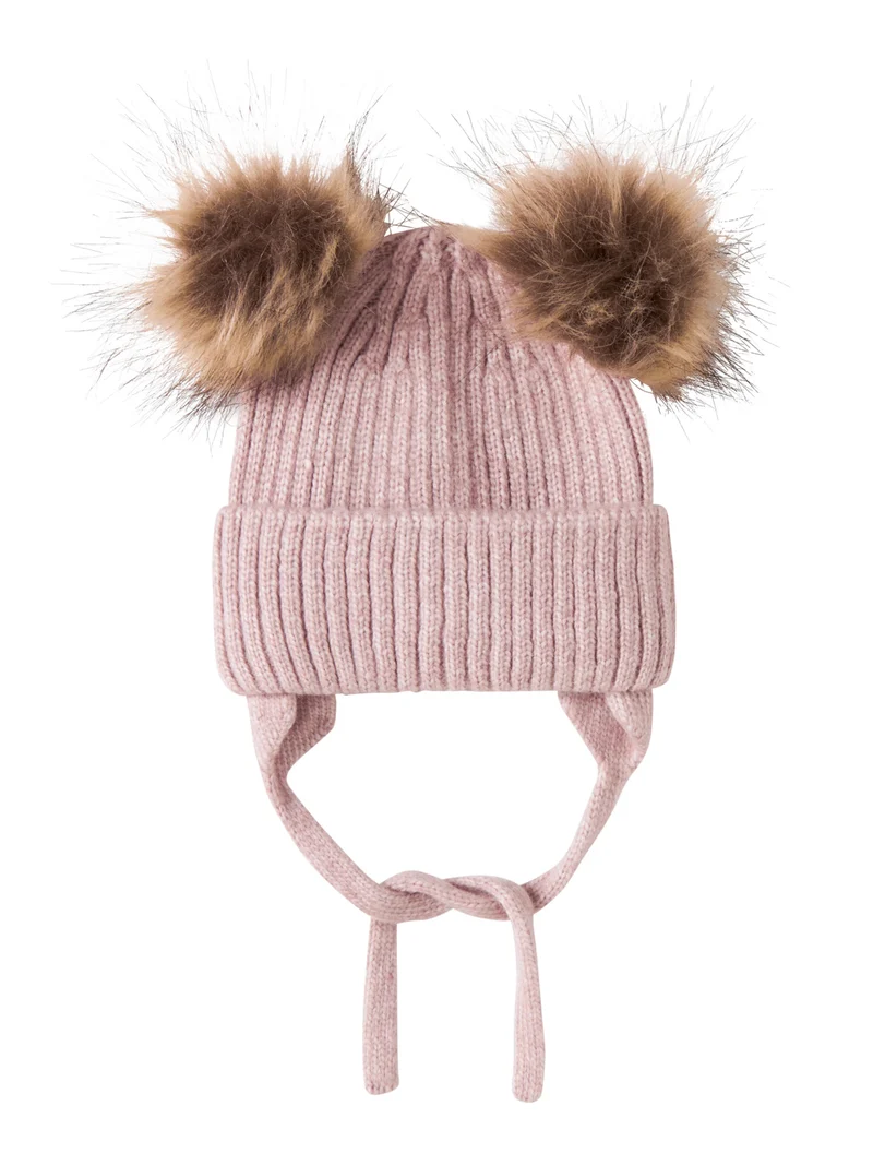 Mora Stickad Babymössa Med Tofsar
