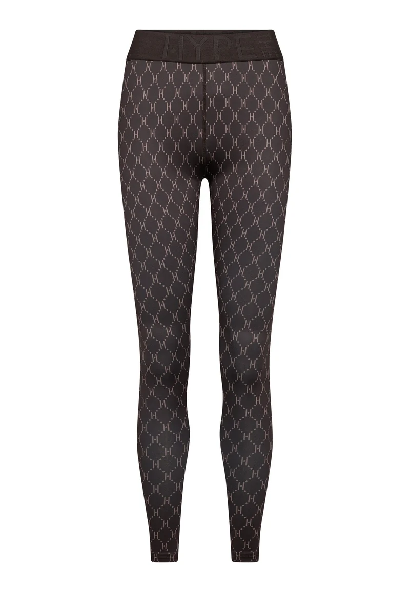 Hype The Detail - Printed Legging 200-21 - 51 - Brun
