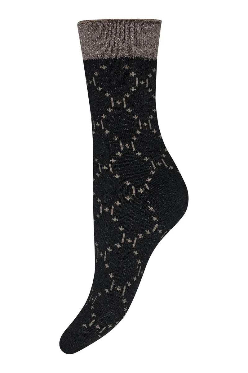 Hype The Detail - Cosy Socks Logo 37345-75 - 9001 - Black