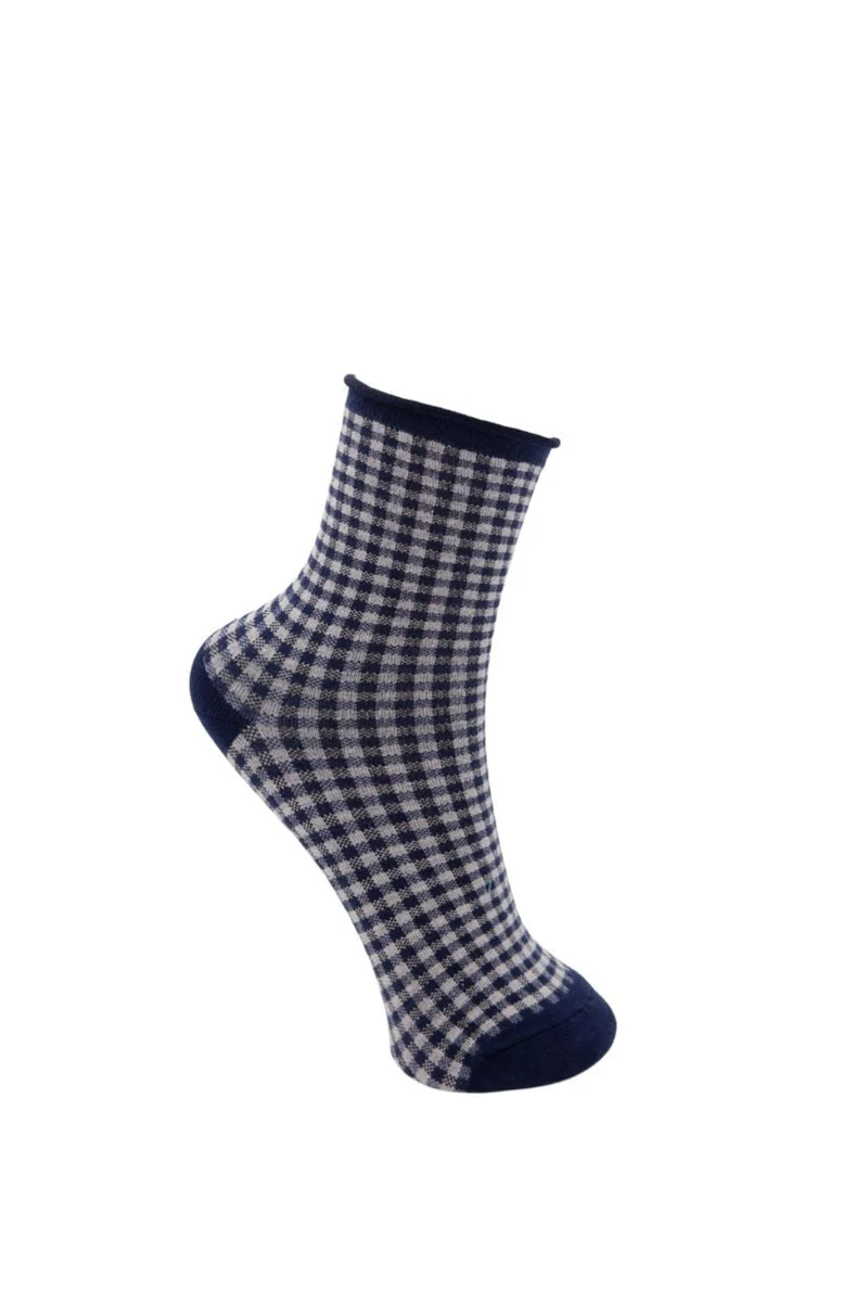 Black Colour - Bcyoki Sock 8572 - Dk. Blue