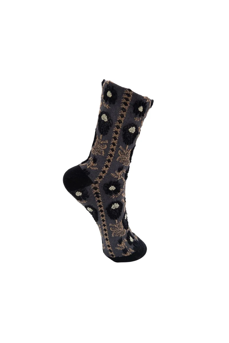 Black Colour - Bcabril Sock 8570 - Dk. Grey