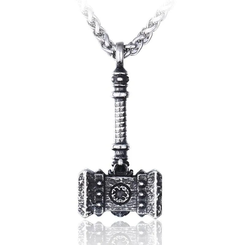 Punk Thor's Hammer halsband för män