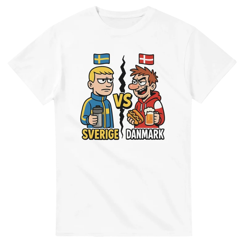T-shirt - Sverige vs Danmark