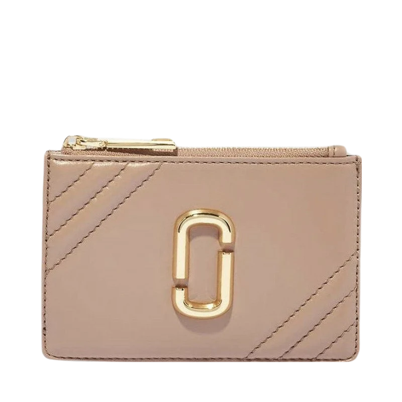 Top Zip Multi Wallet - Beige