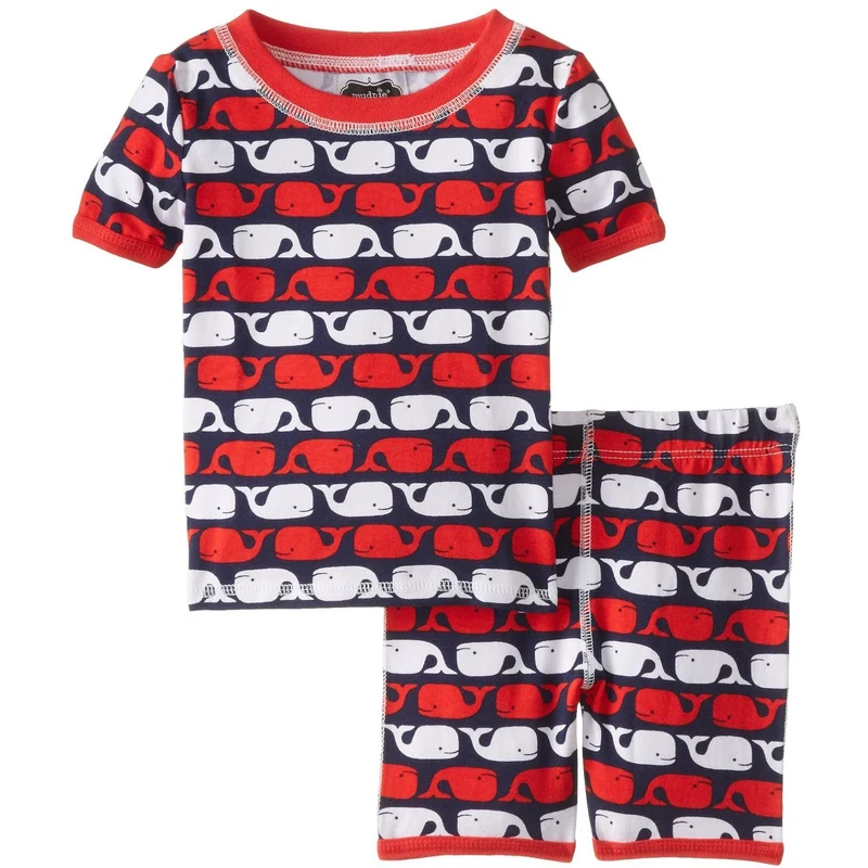 Little Boys Whale Short Pajamas