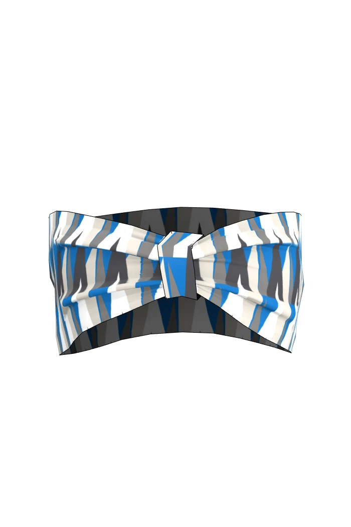 Hanna Hårband - Spikes blue