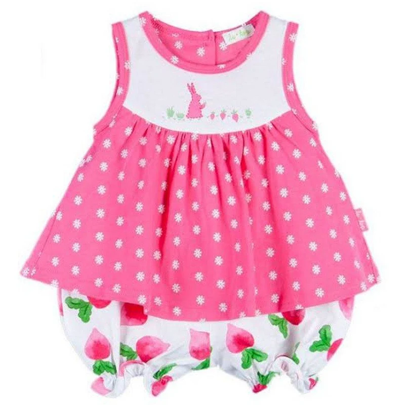 Le top Baby Easter Bunny Romper Bunny's Garden