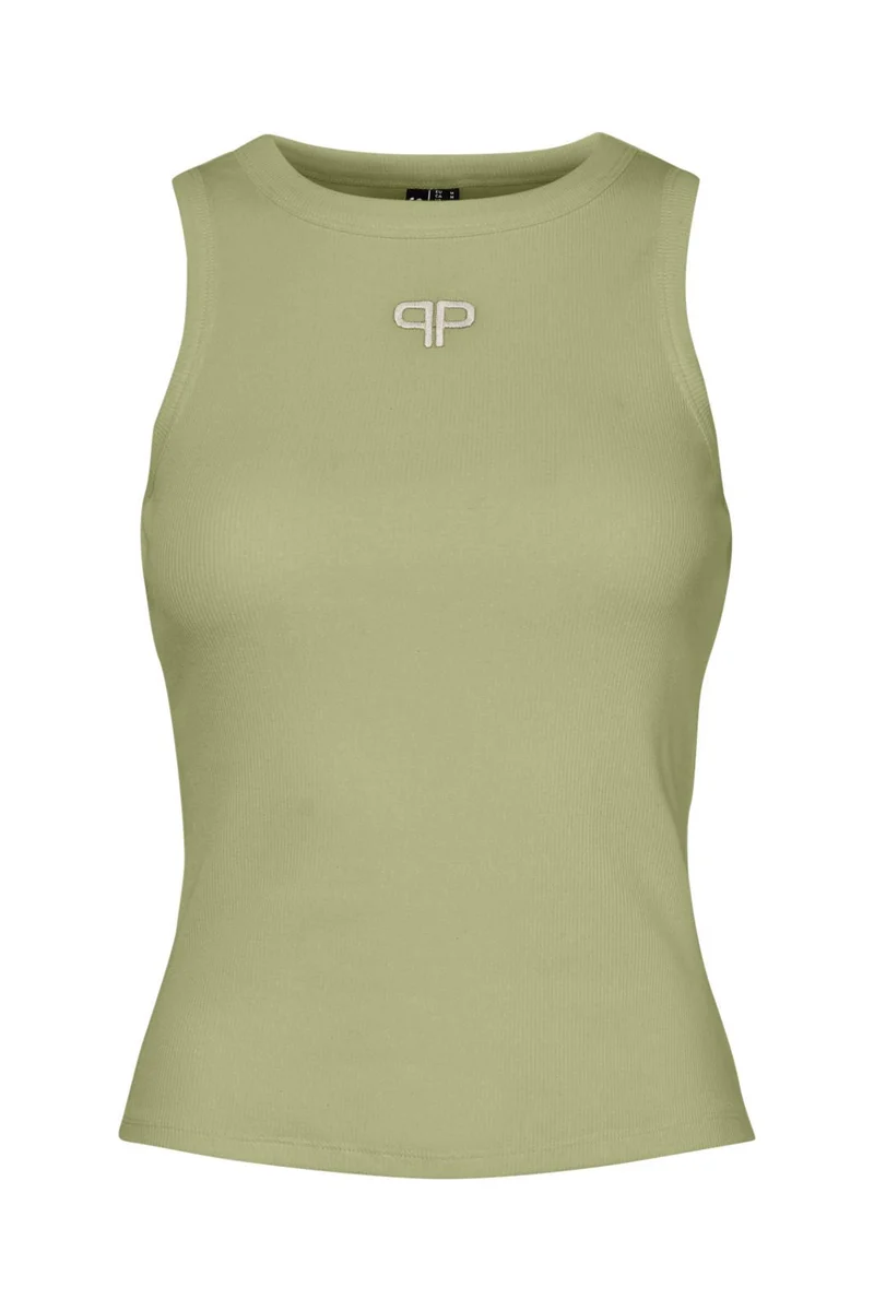 Pieces - Pcmimi Sl Tank Top - 5180098 Winter Pear Pp Coconut Milk