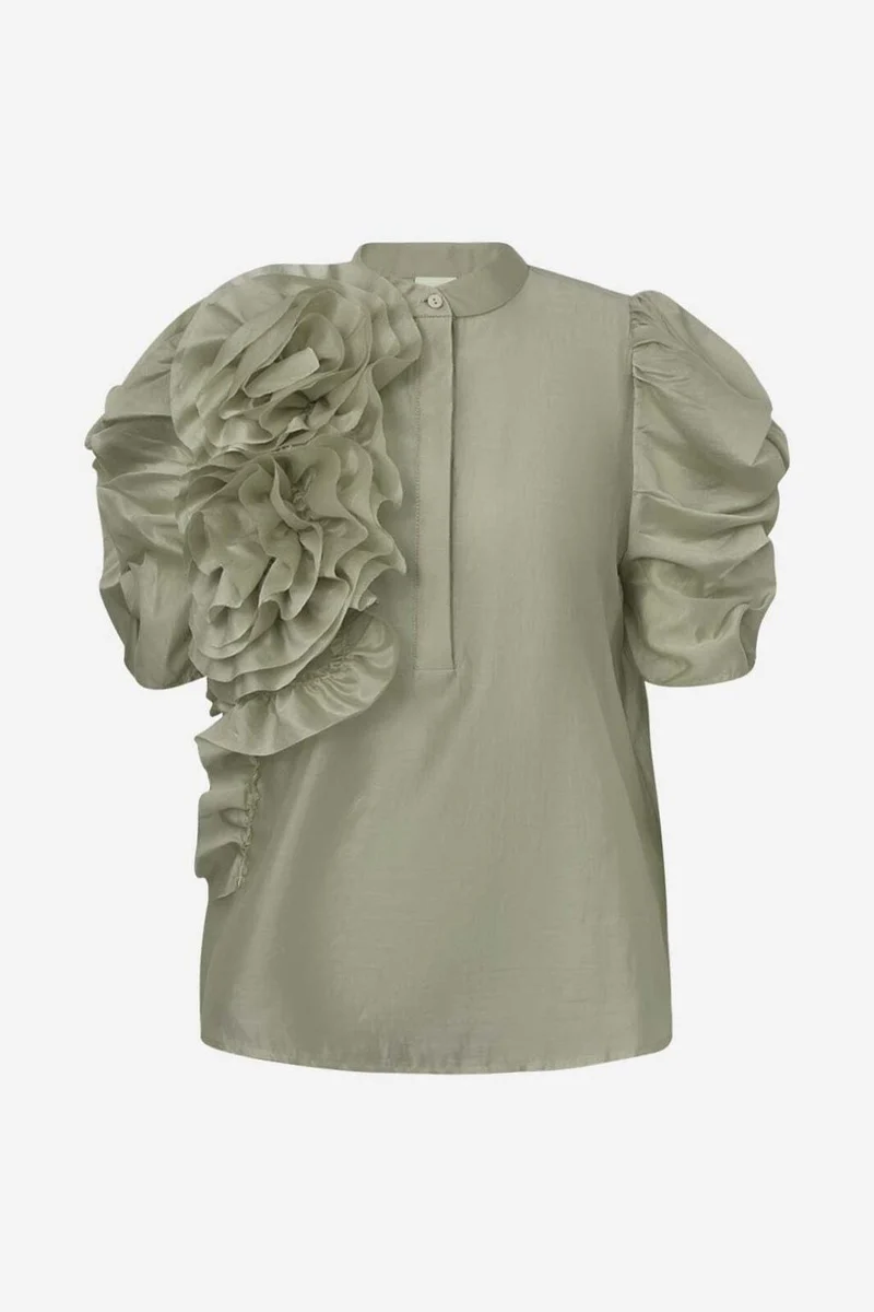 Gossia - Annsofigo Blouse G1805 - Light Dusty Green