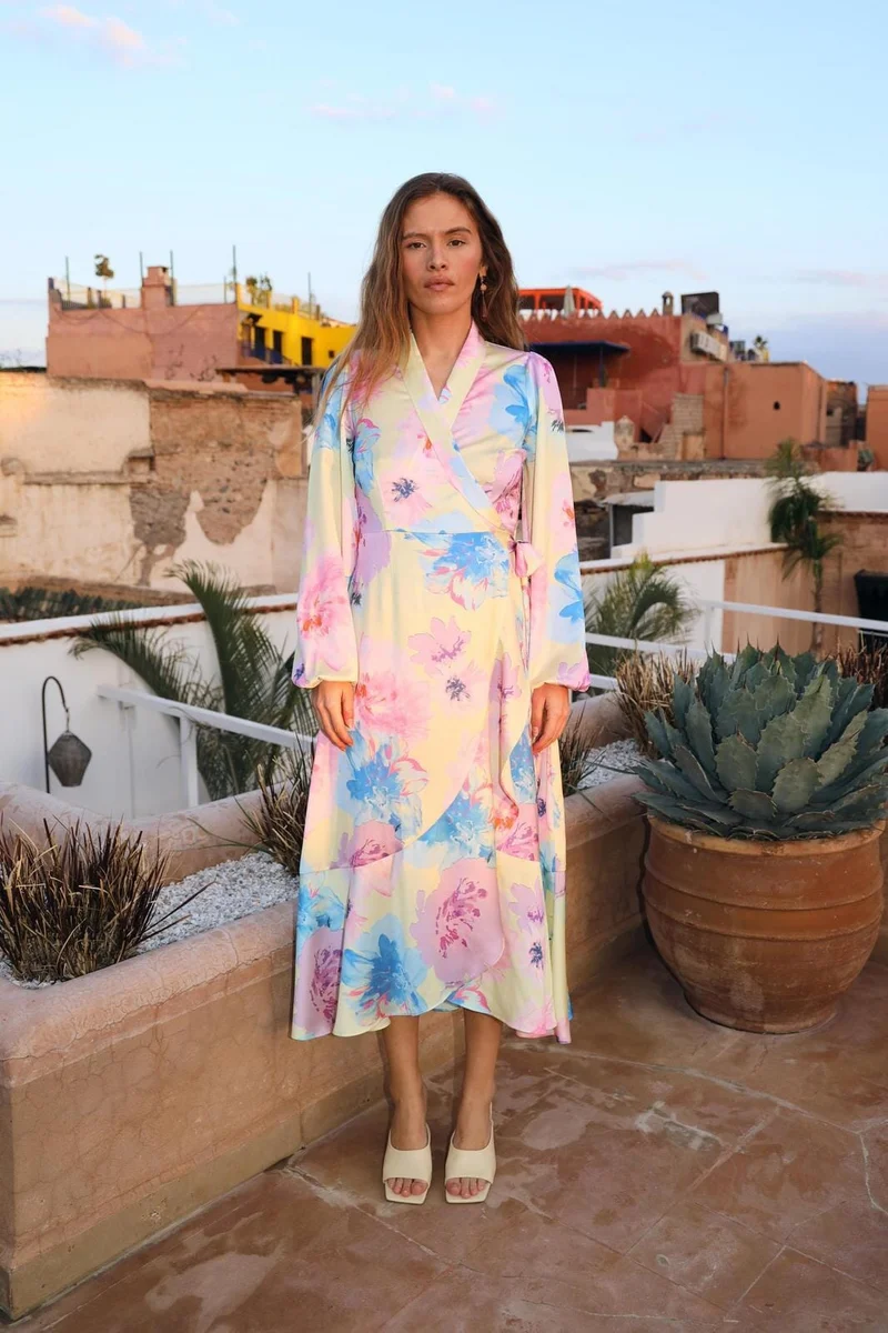 Cras x Molly&My - Lara Dress C489 - Pale Peony Yellow