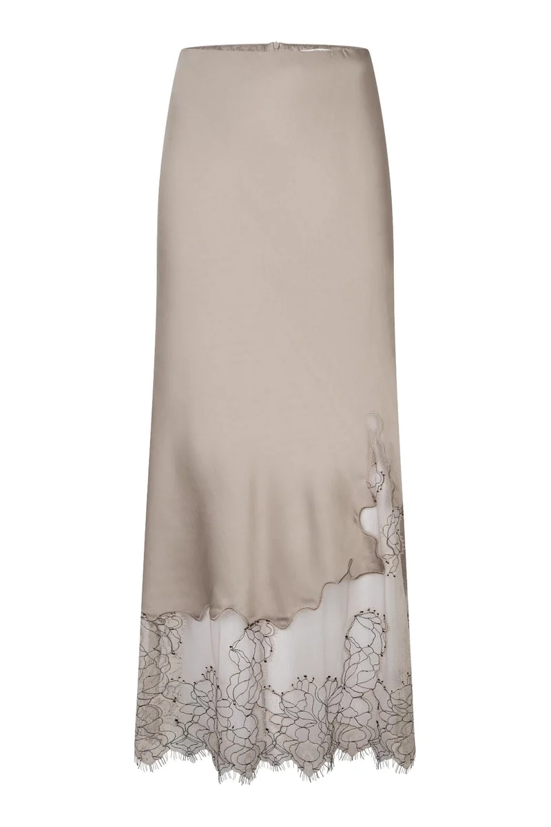 Second Female - Wila Skirt 59958 - 1047 Plaza Taupe