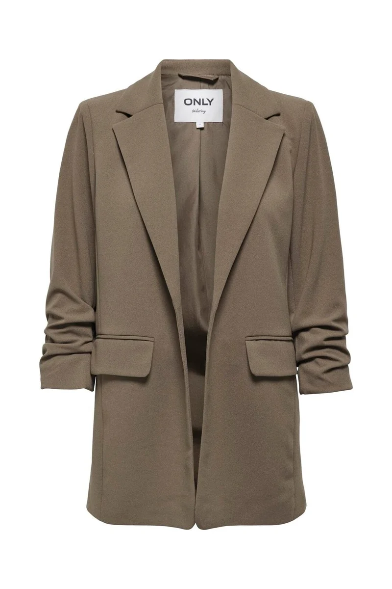 Only - Onlkalina 3/4 Open Blazer Cc Tlr - 5045418 Chocolate Chip