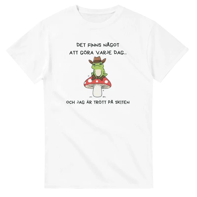 T-shirt - Trött på skiten