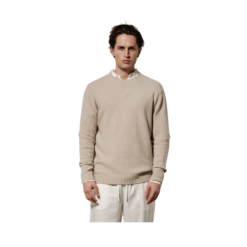Marcello O-Neck Knit - Light Khaki