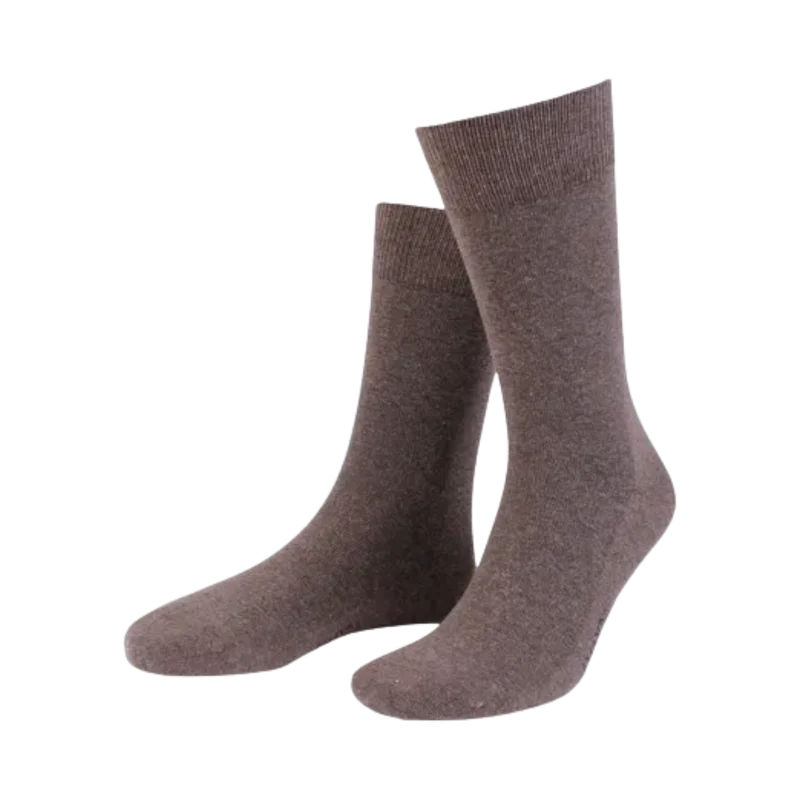 True Ankle Sock - Brown melange