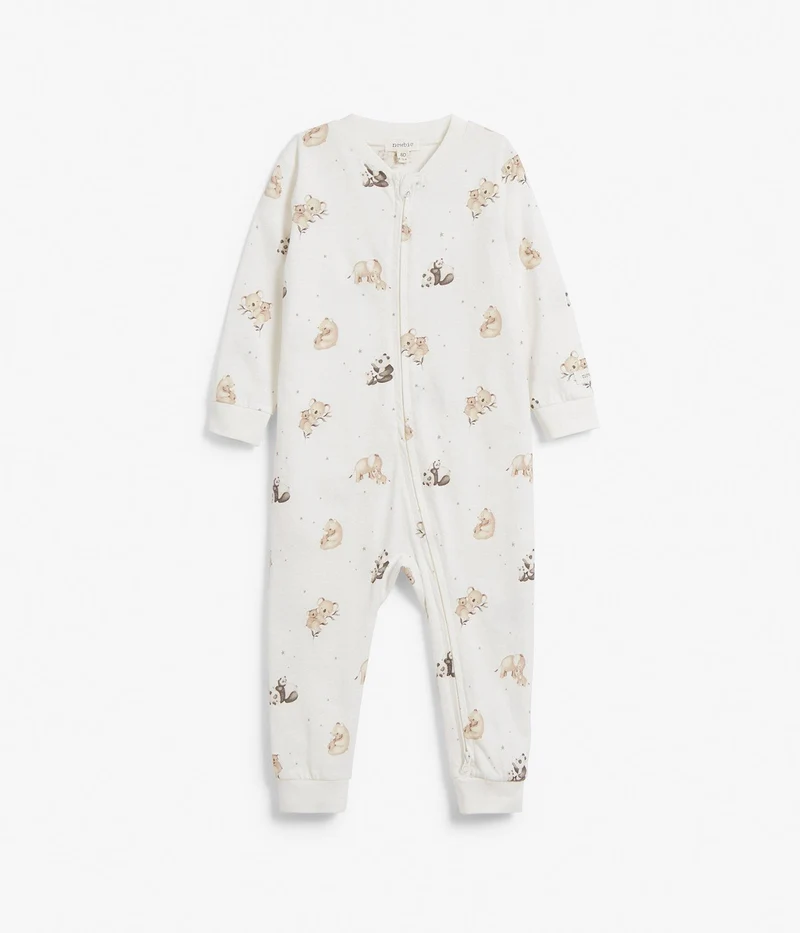 Baby white koala sleepsuit