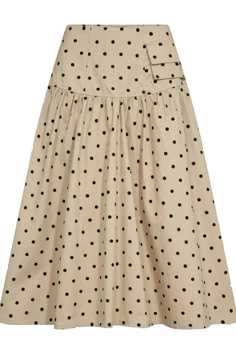 Copenhagen Muse - Cmdottie-skirt 211559 - 8744 Angora W, Black