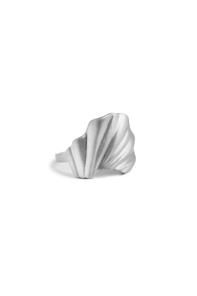 Enamel Copenhagen - Ring, Wave R104sb - Silver Plated
