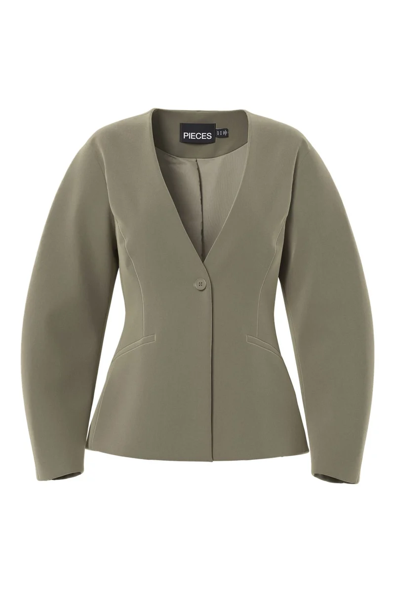 Pieces - Pckamil Ls Fitted Blazer - 4899712 Overland Trek