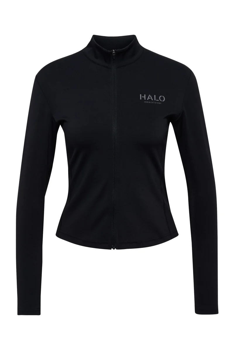 Halo - Womens Training Zip Shirt 229071 - 2001 - Black