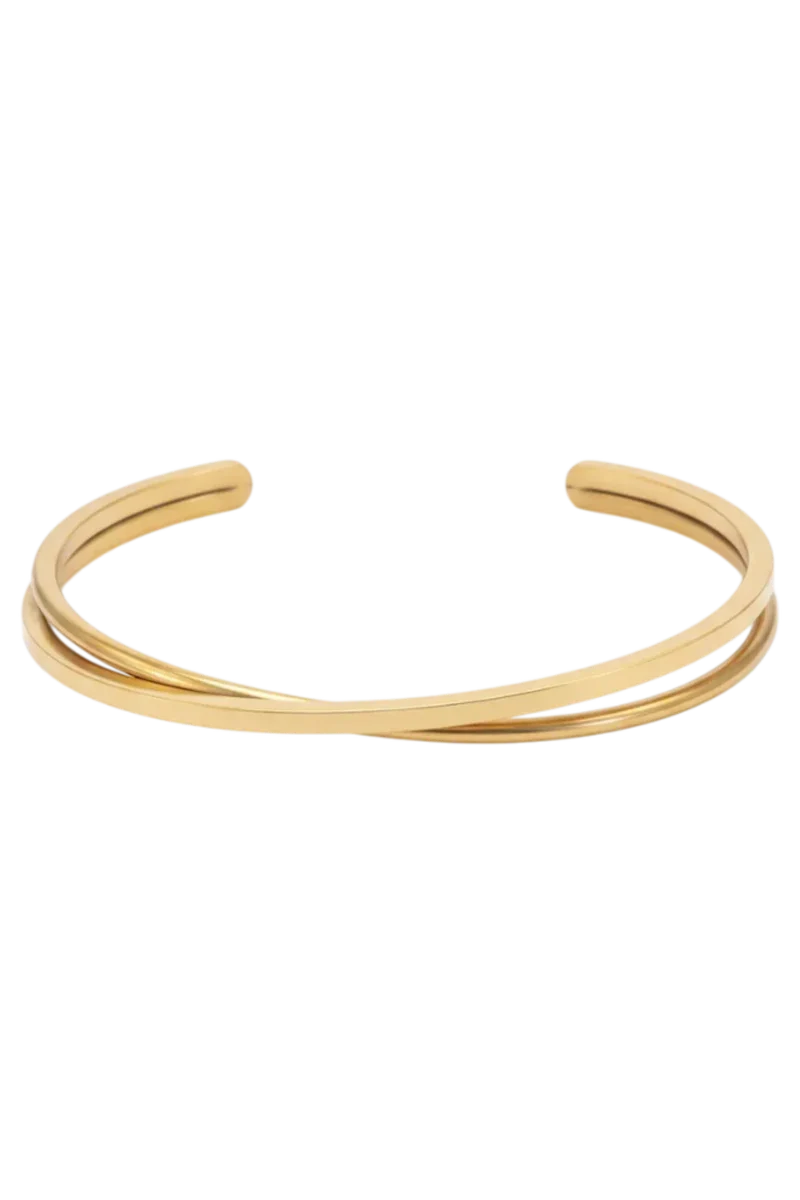 Jane Kønig - Olympia Bangle OB-SS26-SS-G - Golden
