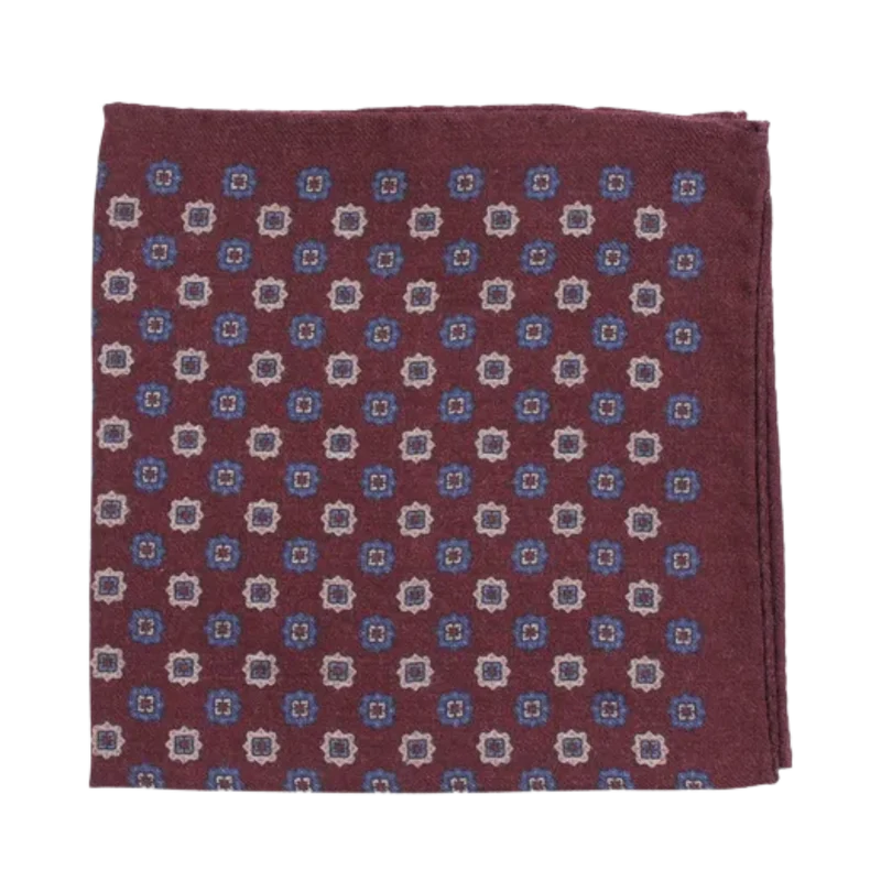 Pocket Square - Bordeaux melange