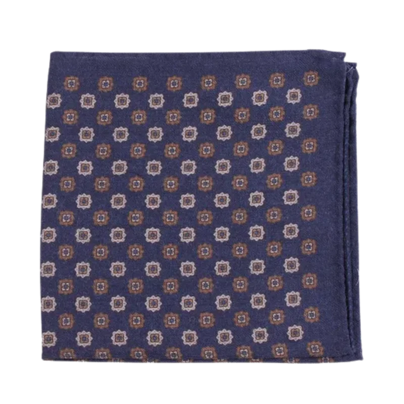 Pocket Square - Navy melange