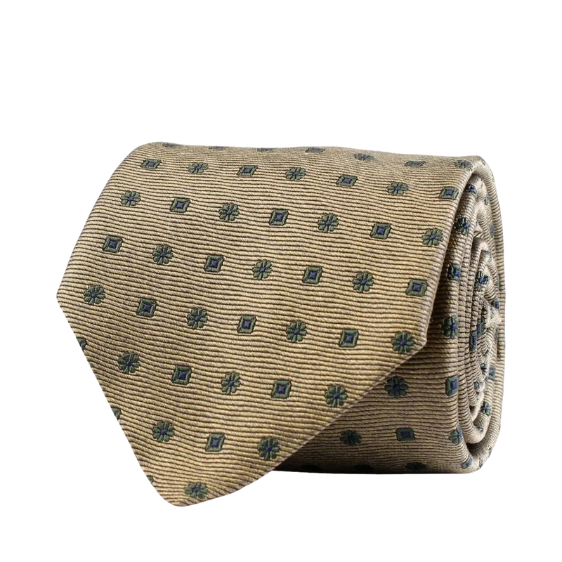 Classic Tie - Olive Melange