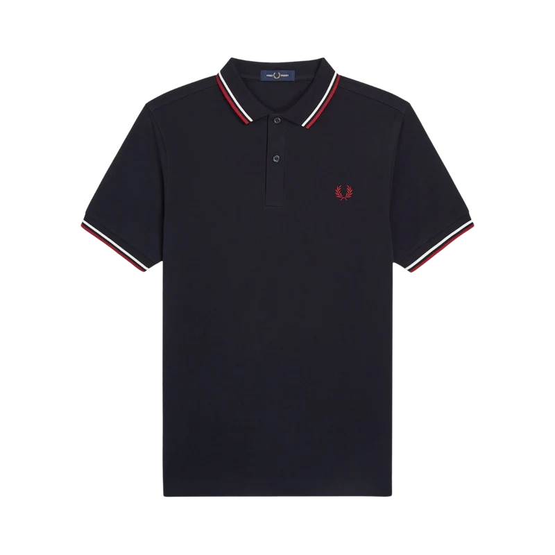 Twin Tipped FP Shirt - Navy/Burnt Red