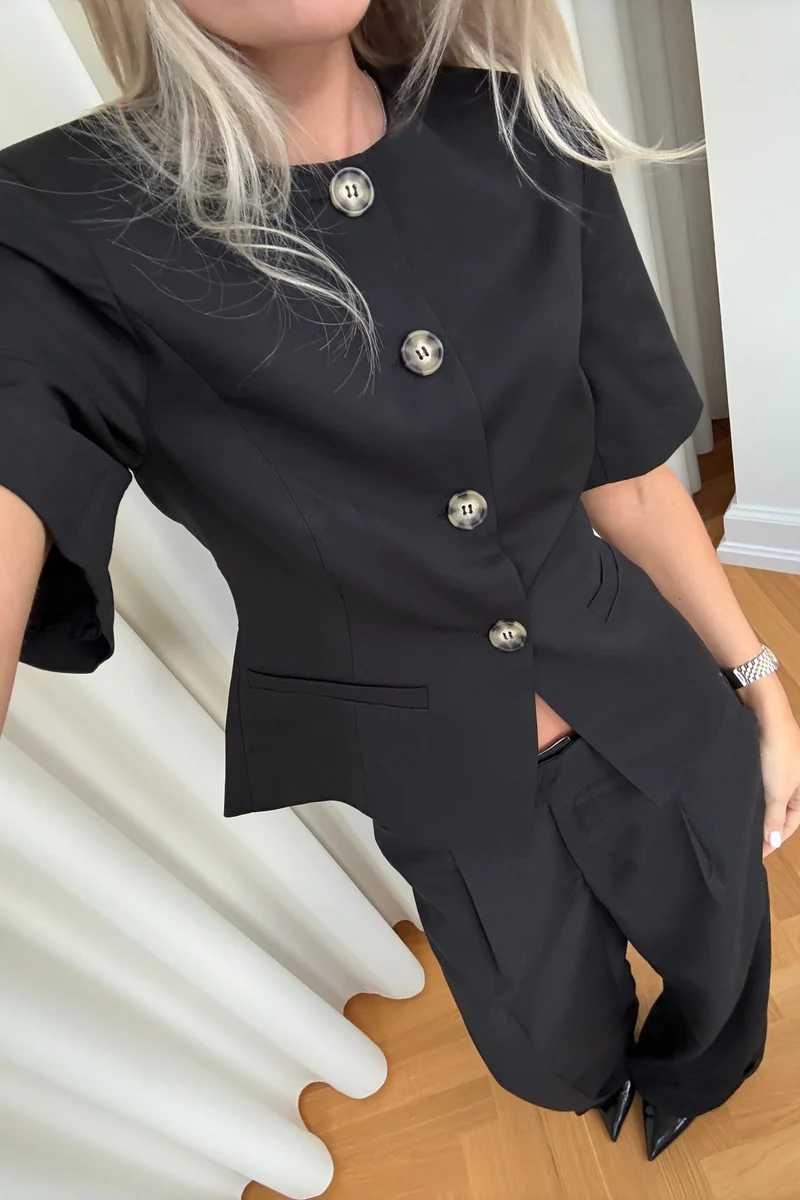 Noella - Kasaundra Blazer 12700029 - 004 - Black