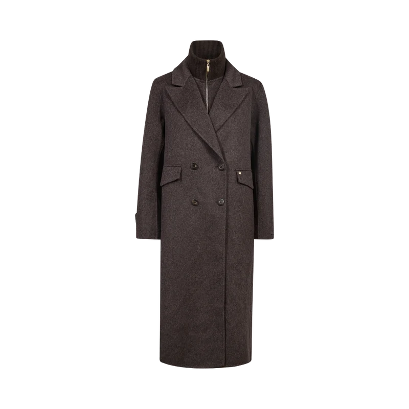 MMAlva Loisa Mock Neck Coat - Delicioso