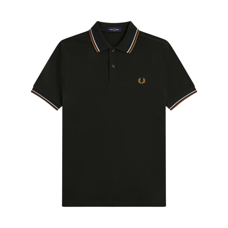 Twin Tipped FP Shirt - Night Green / Dusky Blue / Dark Caramel