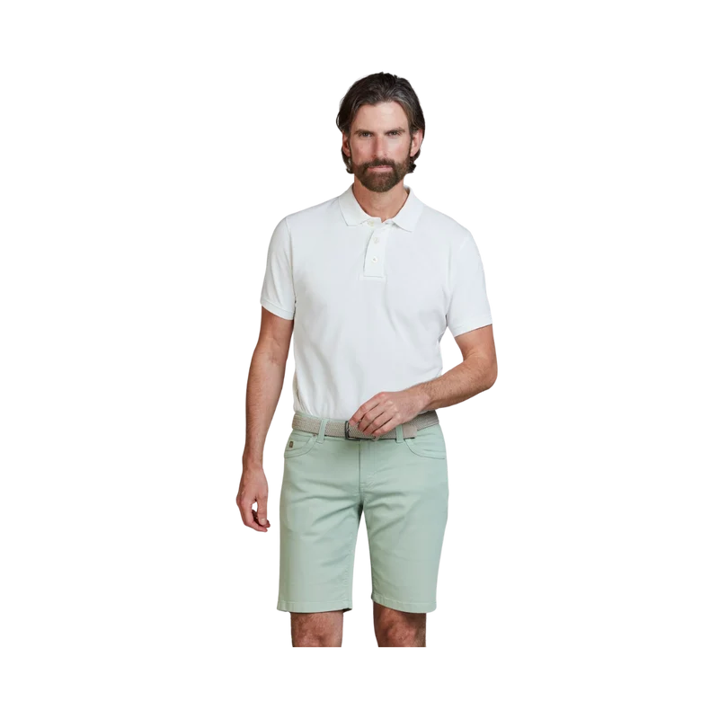 5-Pkt Pan Oxford Shorts - Light Green