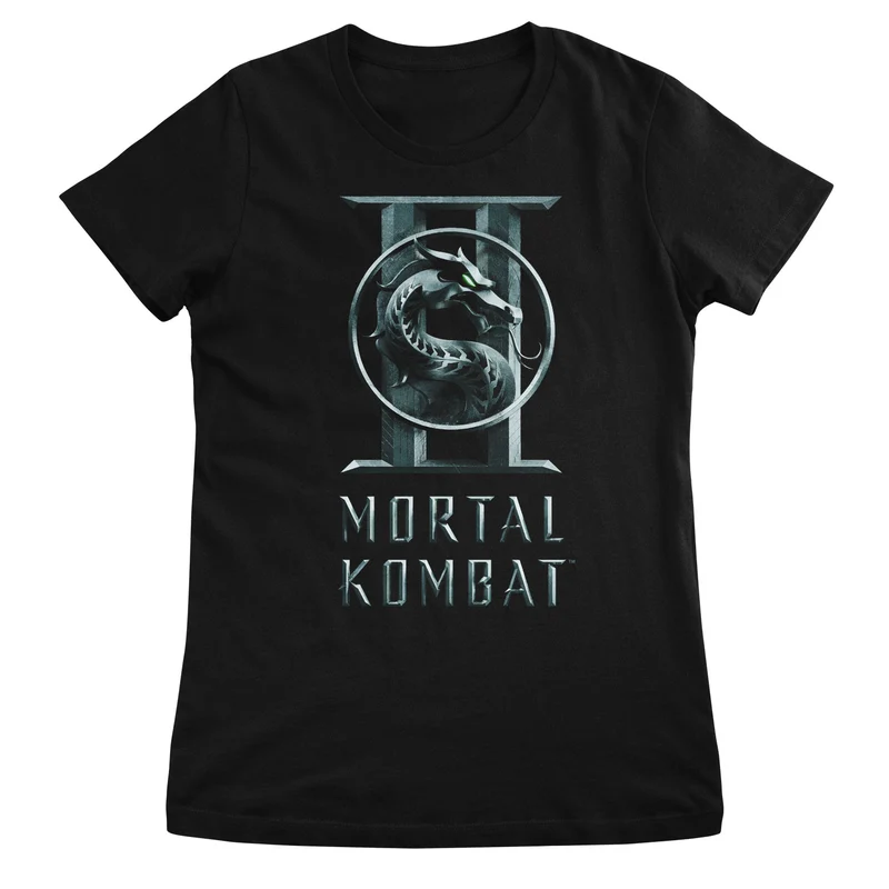 Mortal Kombat II Logo Girly Tee