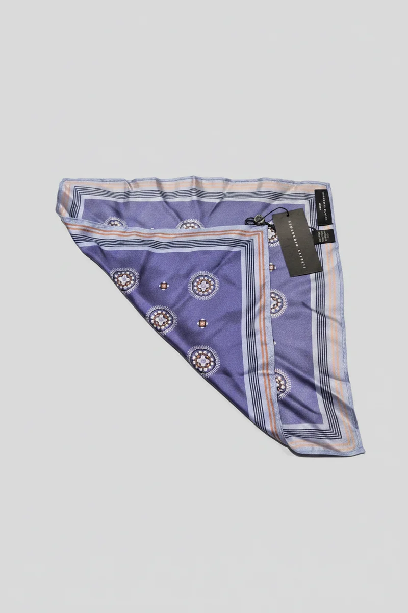 STHLM KRAVATT Handkerchief Silk - Blue