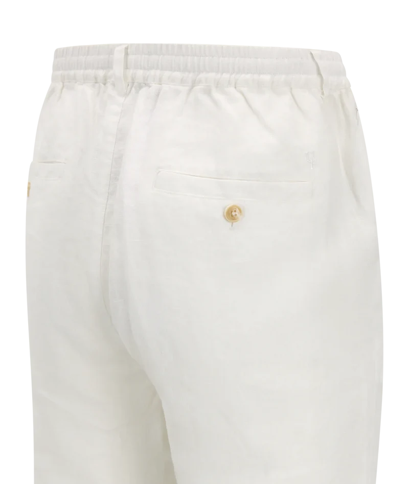 URBAN PIONEERS Bartolo Linen Pants - White