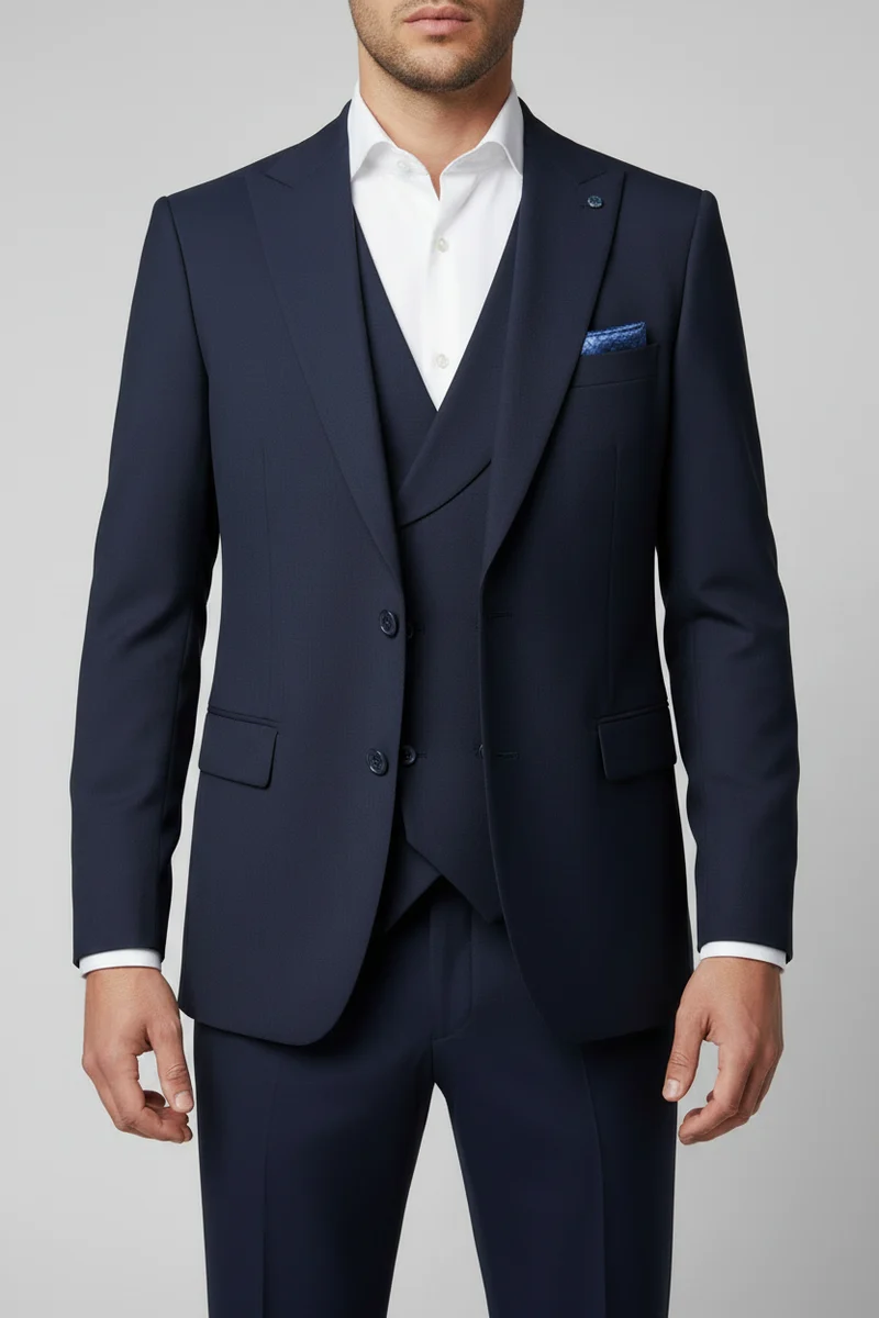 PAGUS 3P Regular Suit - Navy