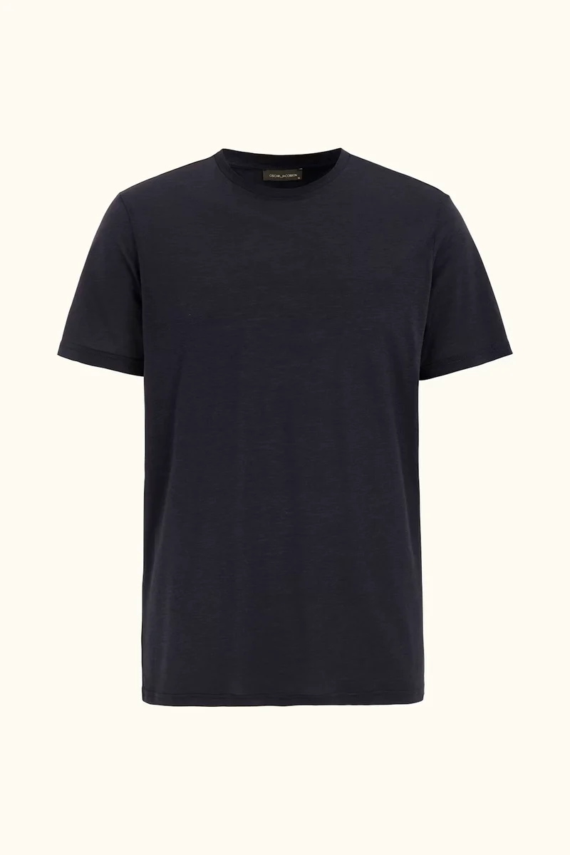 OSCAR JACOBSON Kim T-Shirt SS - Dark Blue