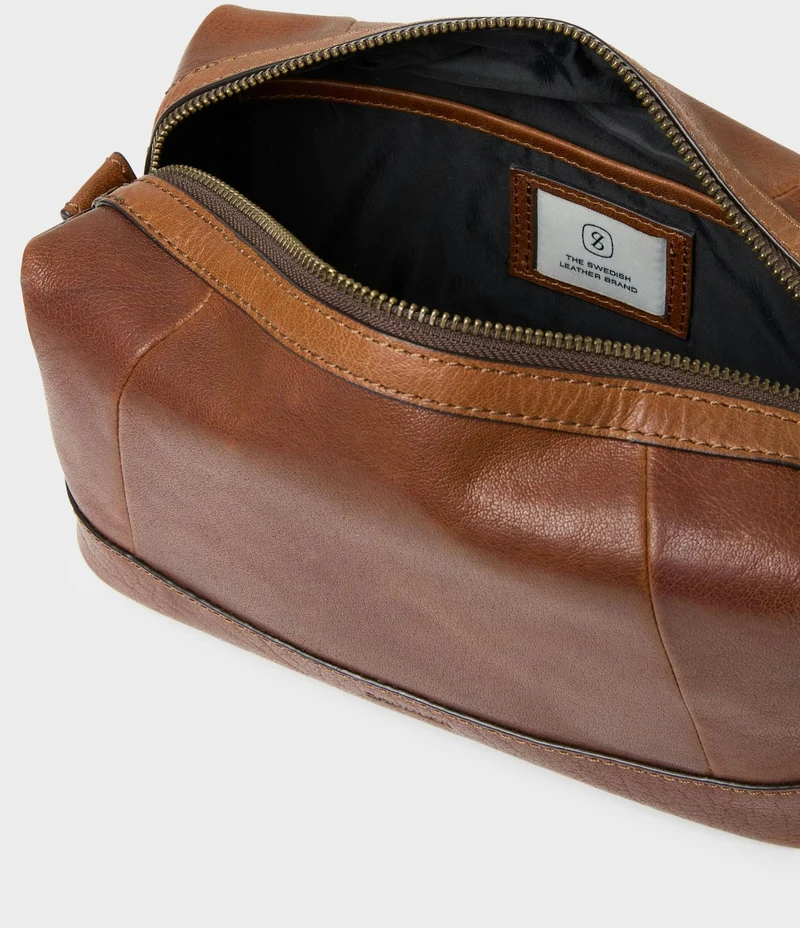 SADDLER Cay Wash Bag - Brown
