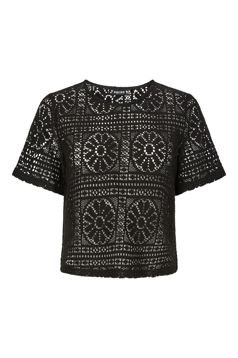 Pieces - Pcbonnie Ss Top - 4938849 Black