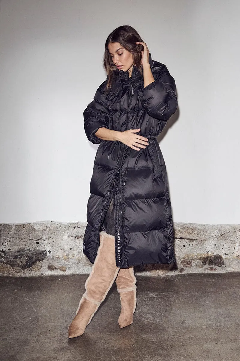 Haute L'Amitié - Climb Long Puffer Jacket HL10715 - Black
