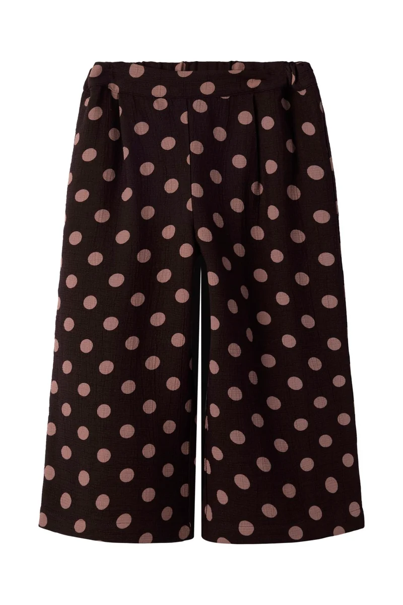 Name It - Nmfnina Wide Pant - 5075398 Chocolate Plum