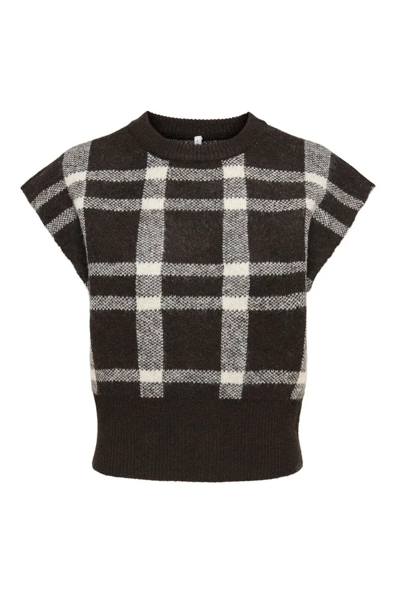 Only - Onlcarla Sl Jq O-Neck Knt - 5152105 Coffee Bean Birch