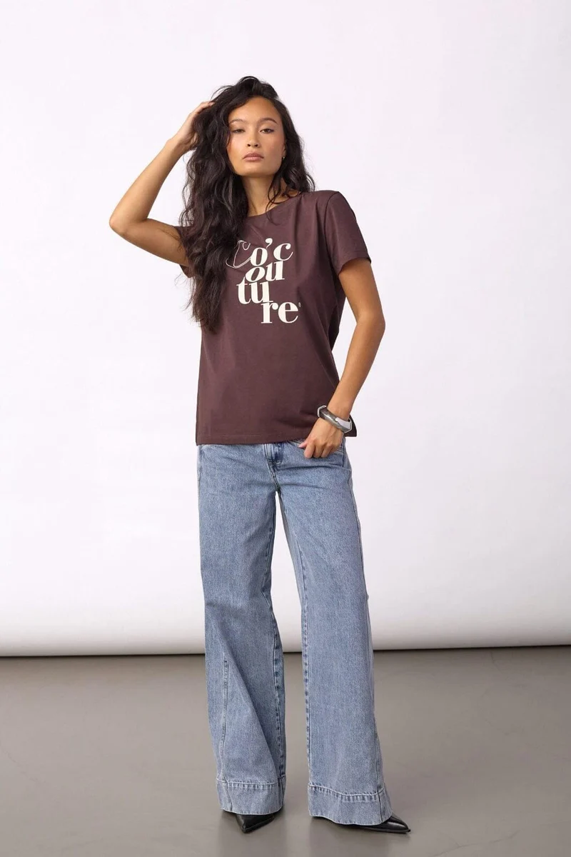 Co´Couture - 43002 Co´Couturecc Tee 500101 - 20015 - Chocolate Plum