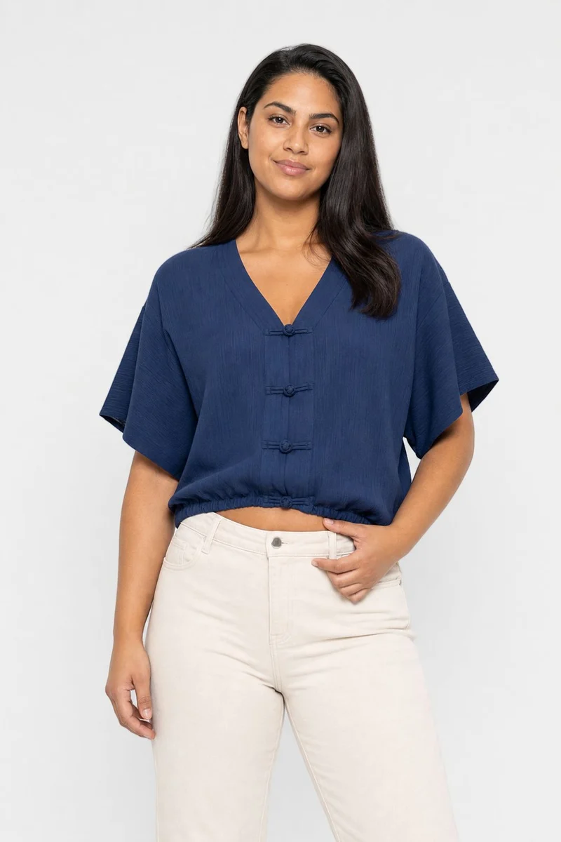 A-Bee - Lyra Shirt - Navy