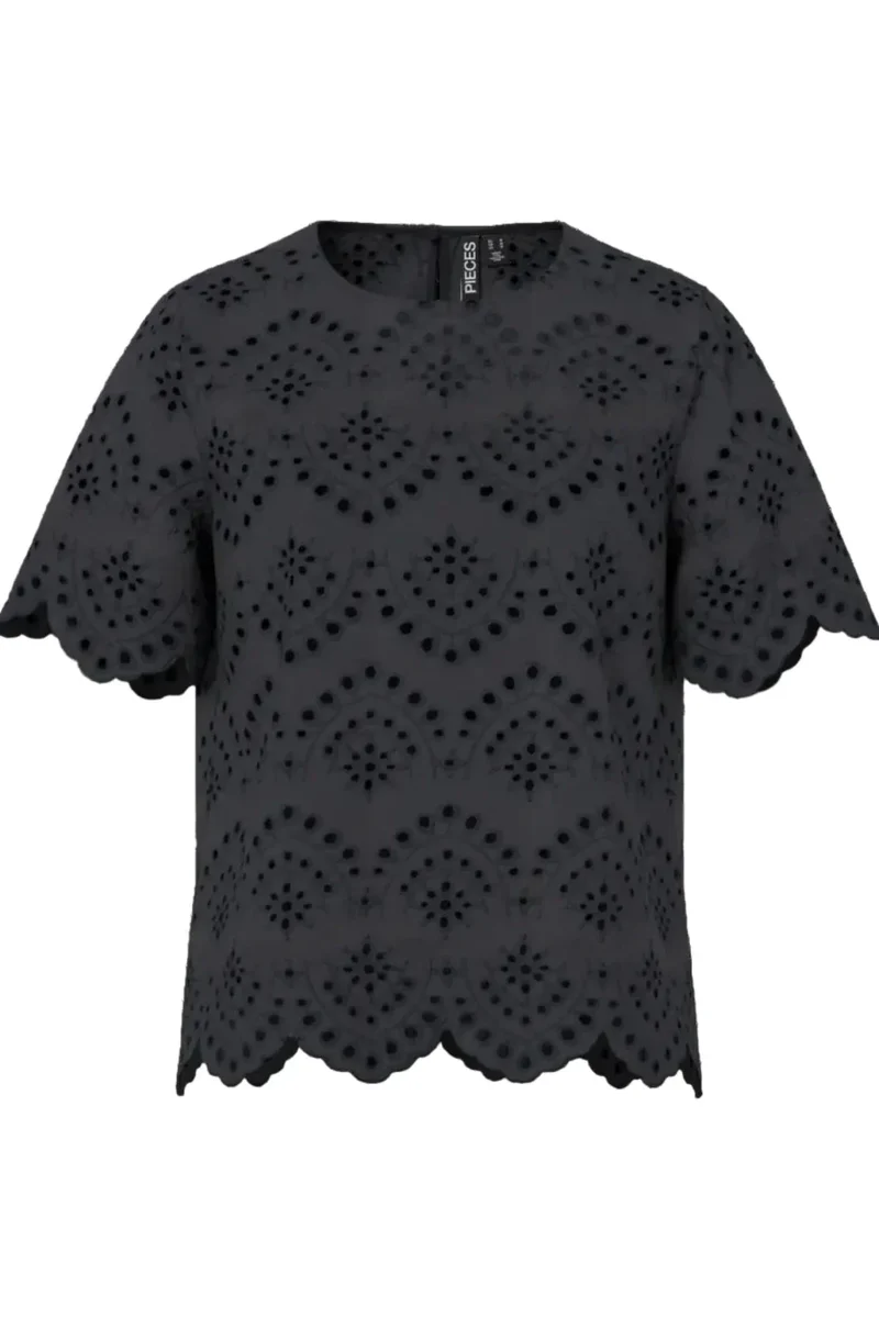 Pieces - Pcvilde Ss Top - 4902065 Black