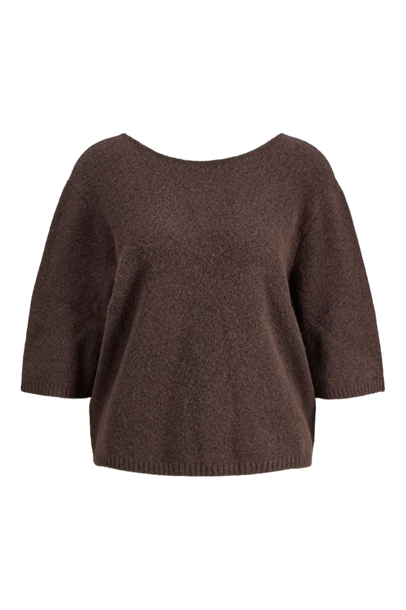 Jjxx - Jxclara Diverse Ss Knit - 4959832 Seal Brown