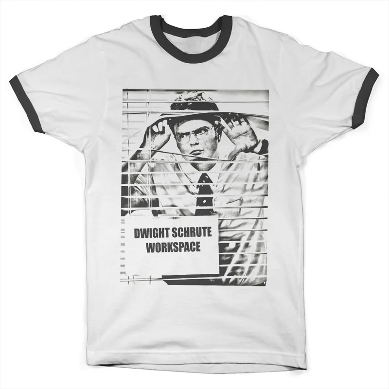 Dwight Schrute Workspace Ringer Tee